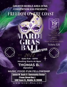Freedom on the Coast XXII Mardi Gras Ball GMANA @ James M. Seals Jr Community Center