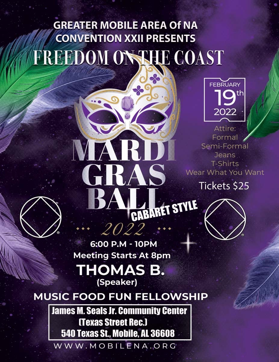 Freedom on the Coast XXII Mardi Gras Ball GMANA Alabama Northwest