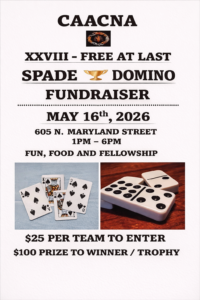 CAACNA Free At Last XXVIII Spade Dominoes Fundraiser @ Doubletree Hotel-Downtown